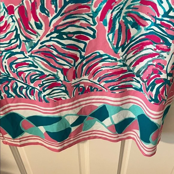 JEAN-PIERRE KLIFA Daphne Midi Shift Dress Pink Garden stretch Size small - Picture 7 of 10